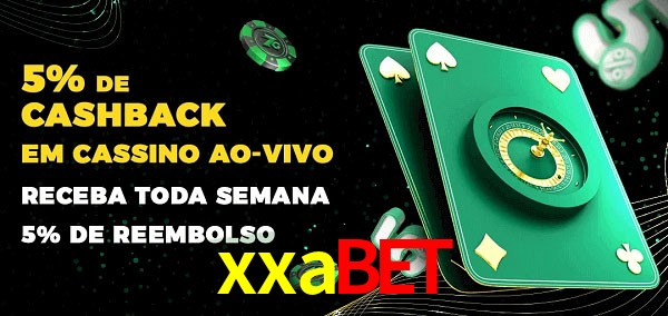 Promoções do cassino ao Vivo xxabet